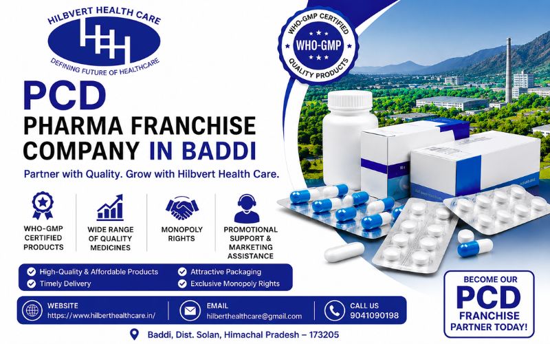 PCD pharma franchise company in Baddi - Hilbert Healthcare