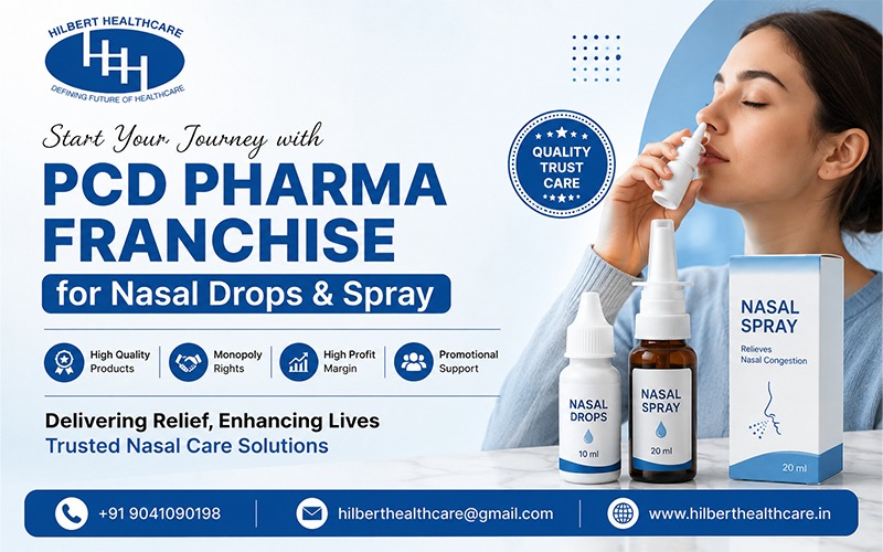 PCD Pharma Franchise for Nasal Drops & Spray - Hilbert Healthcare